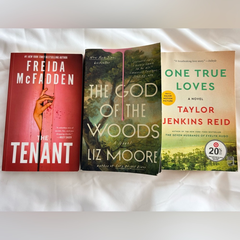 3 Paperback Book Bundle - New York Times Best Sellers